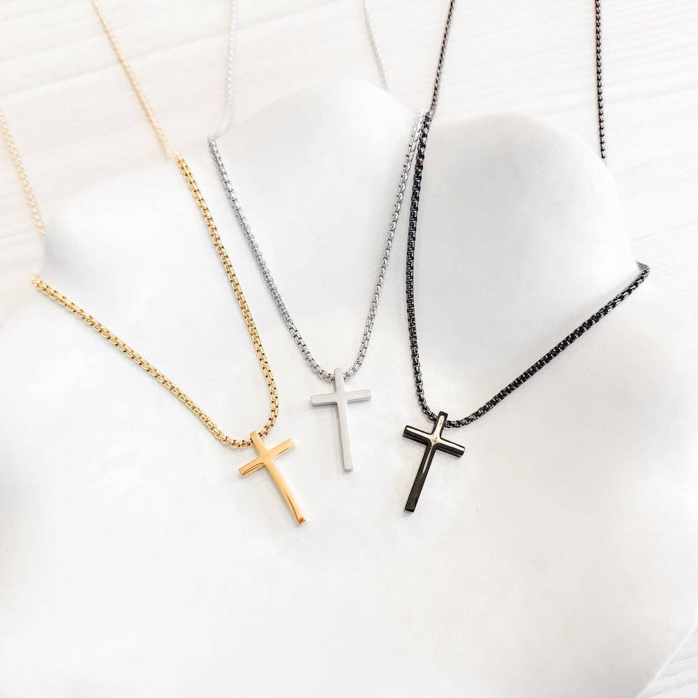 Gio L'uomo Mens Cross Necklace
