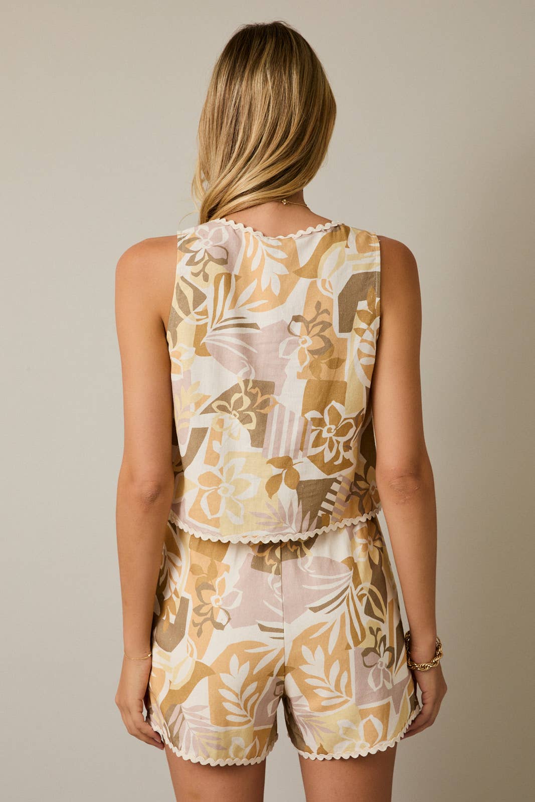 Nicole Square Neck Sleeveless Top