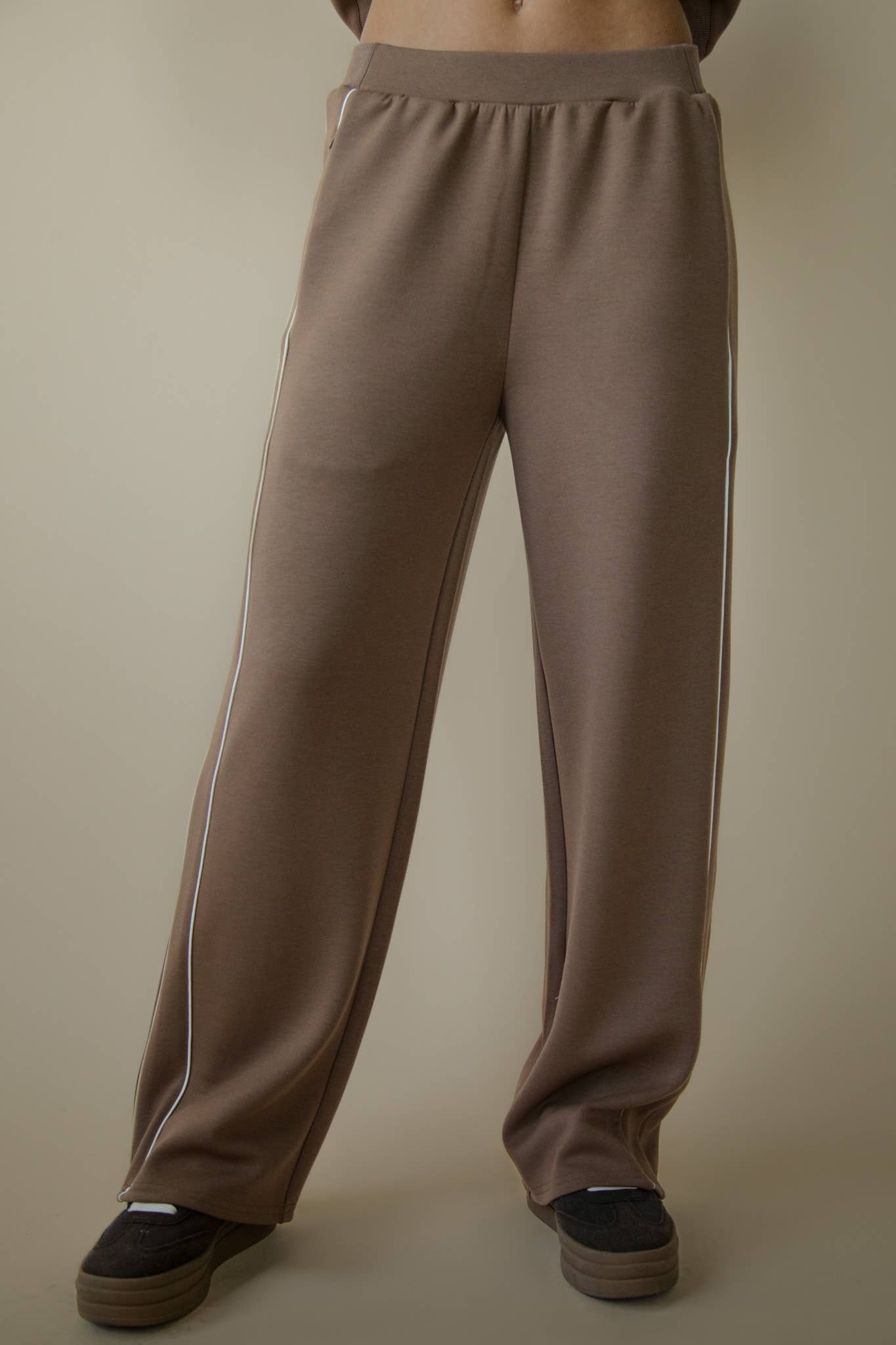 Wide Leg Knit Comfy Casual Sweat Pants