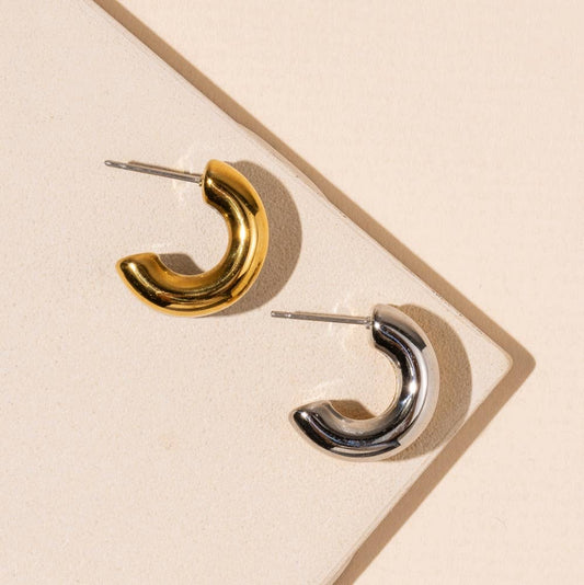 Two-Tone Mixed Earrings