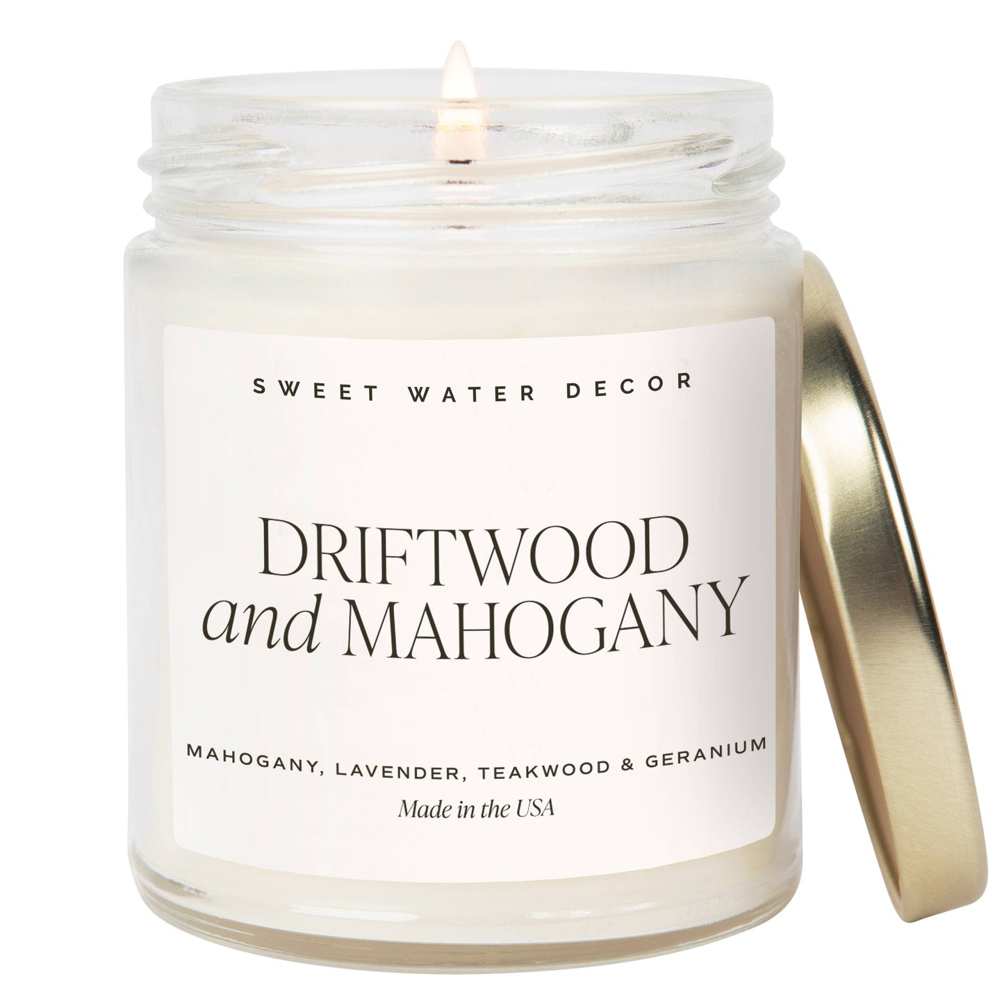 Driftwood and Mahogany Soy Candle