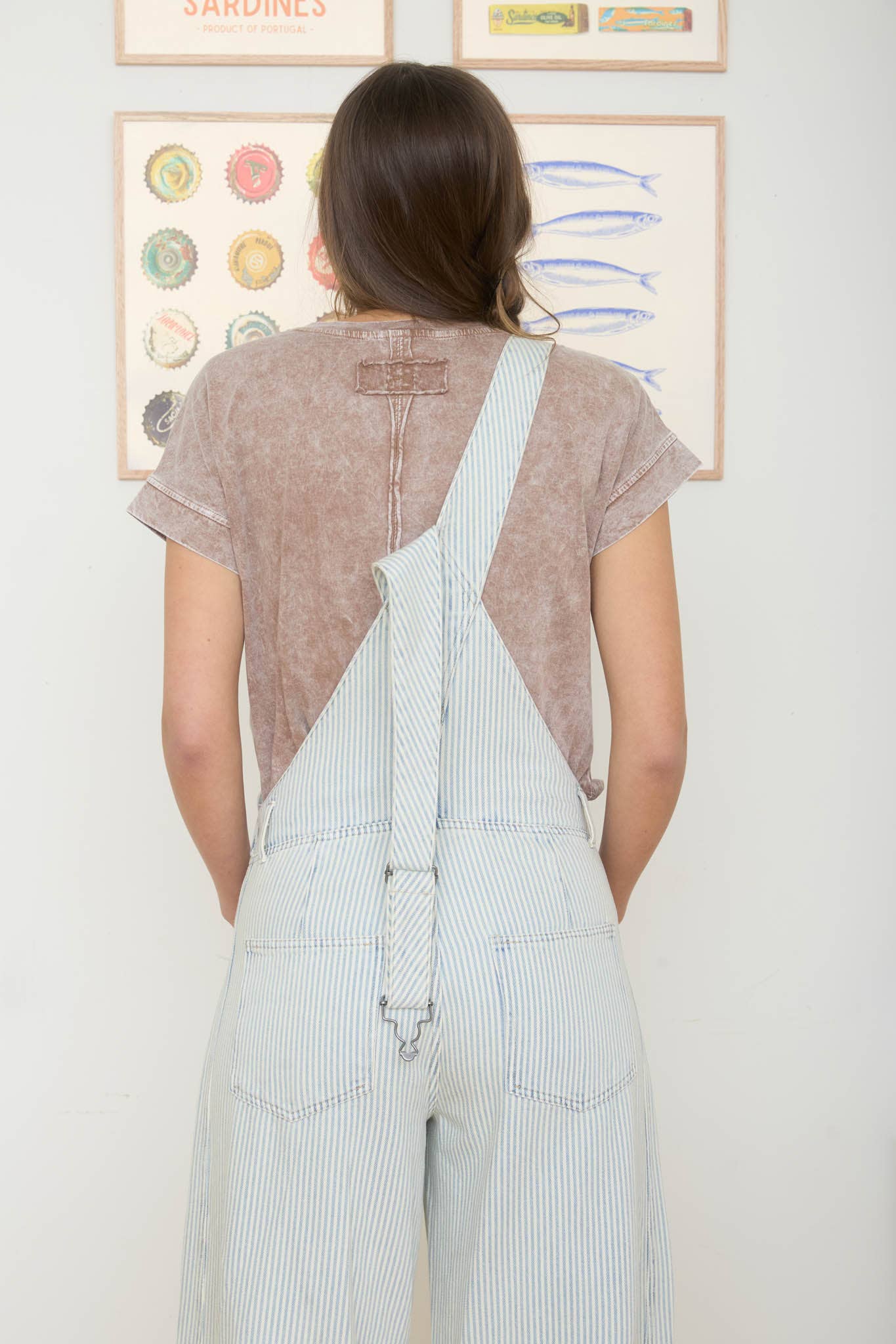 Washed Short Sleeve Boxy Knit Top