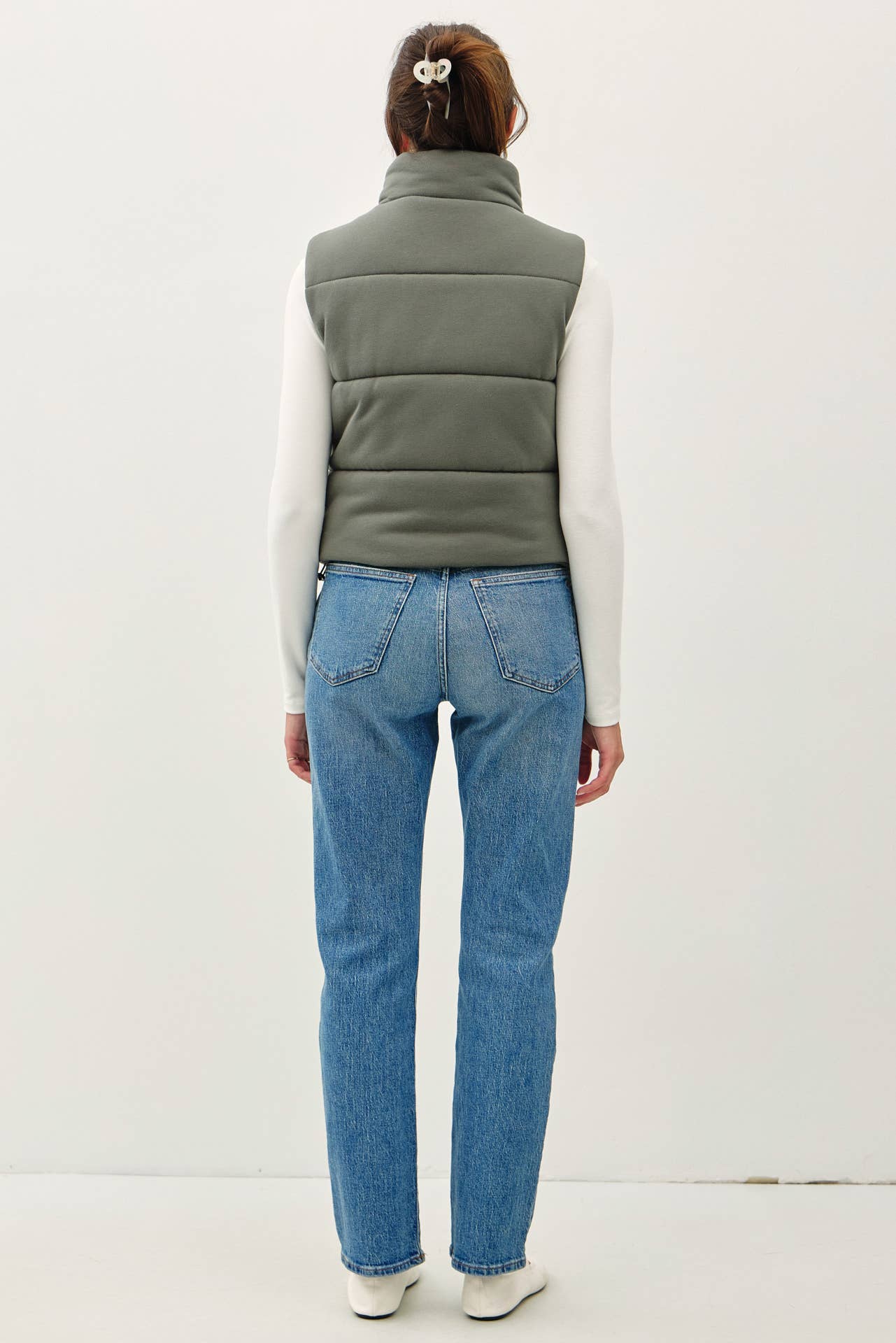 Puffer Vest With Zipper