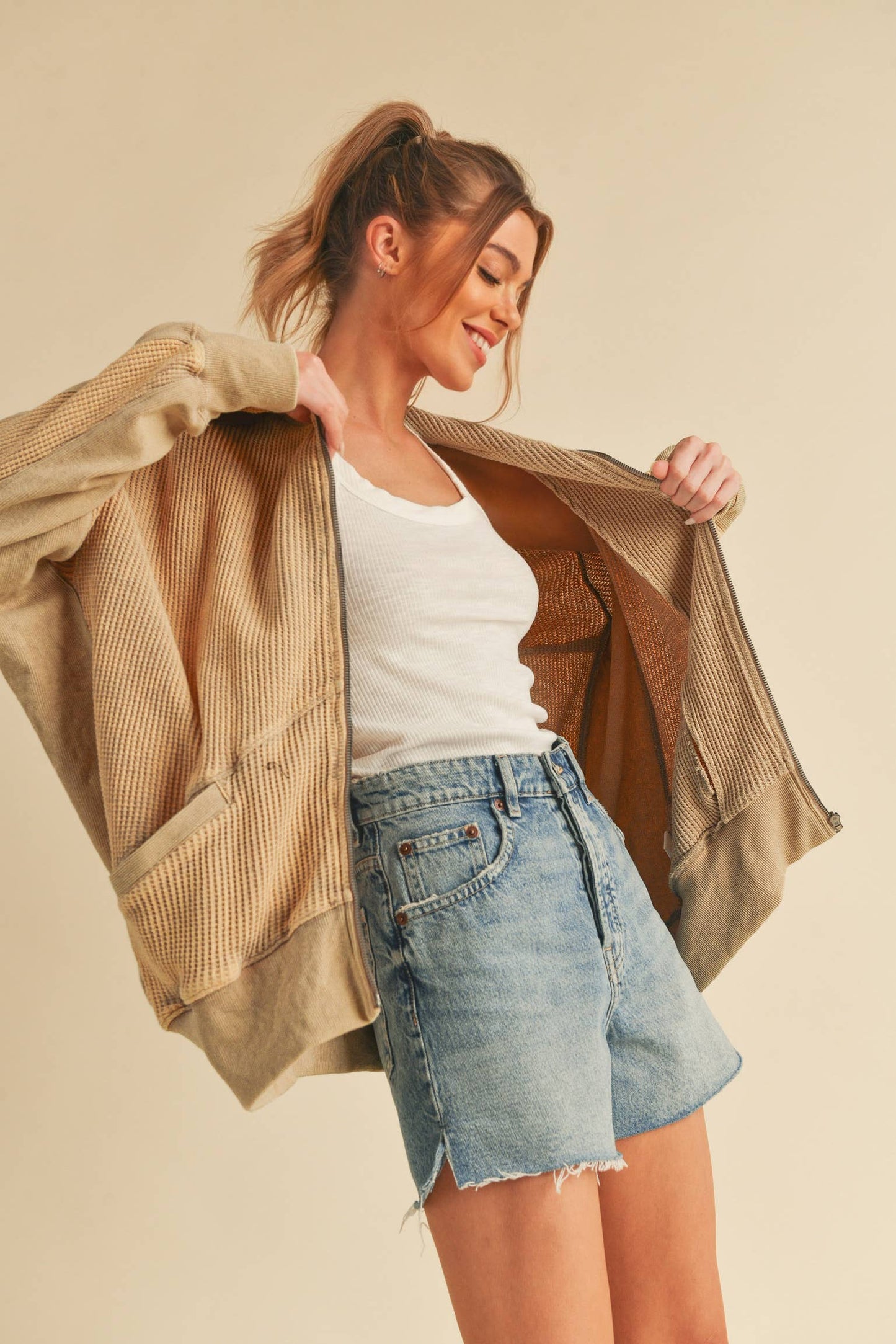 Cady Waffle Jacket