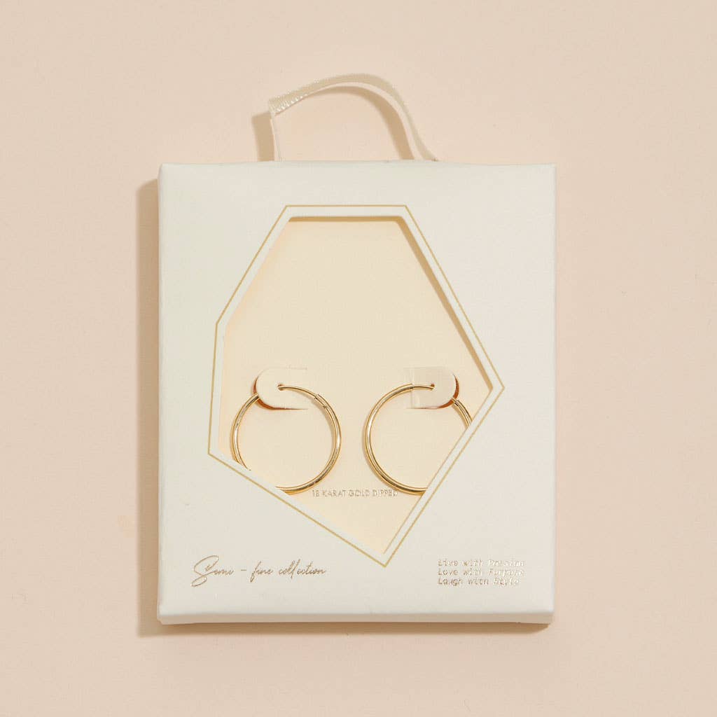 Simple Hoop Earrings