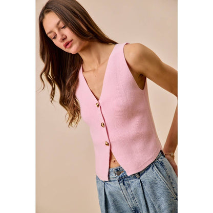 Camille Knitted Sweater Vest