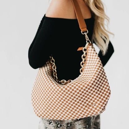 Sienna Slouchy Woven Shoulder Bag