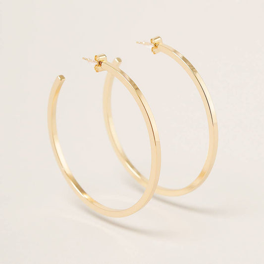 Post Hoop Earrings