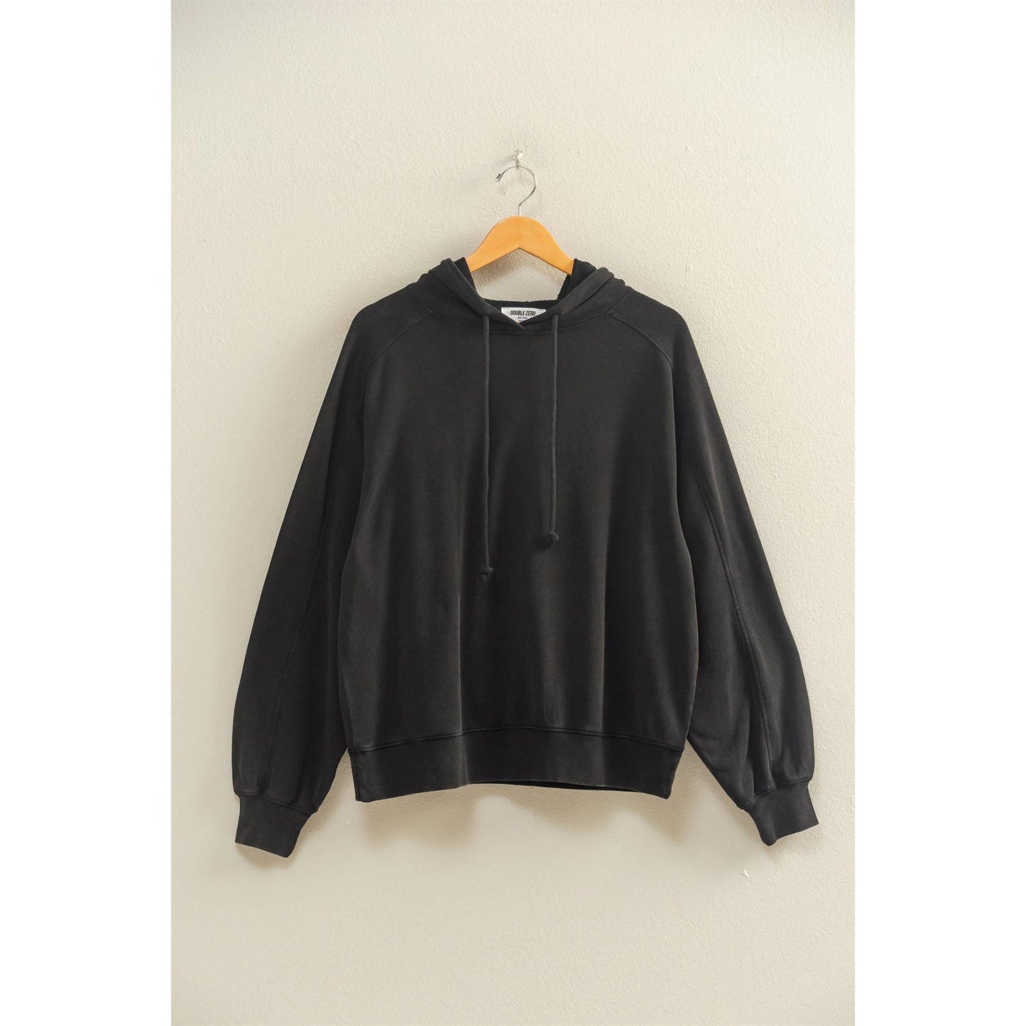 Mineral Washed Seam Detail Hoodie