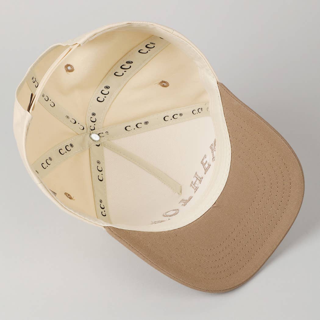 MOTHER Upside Down Lettering Embroidered Cap
