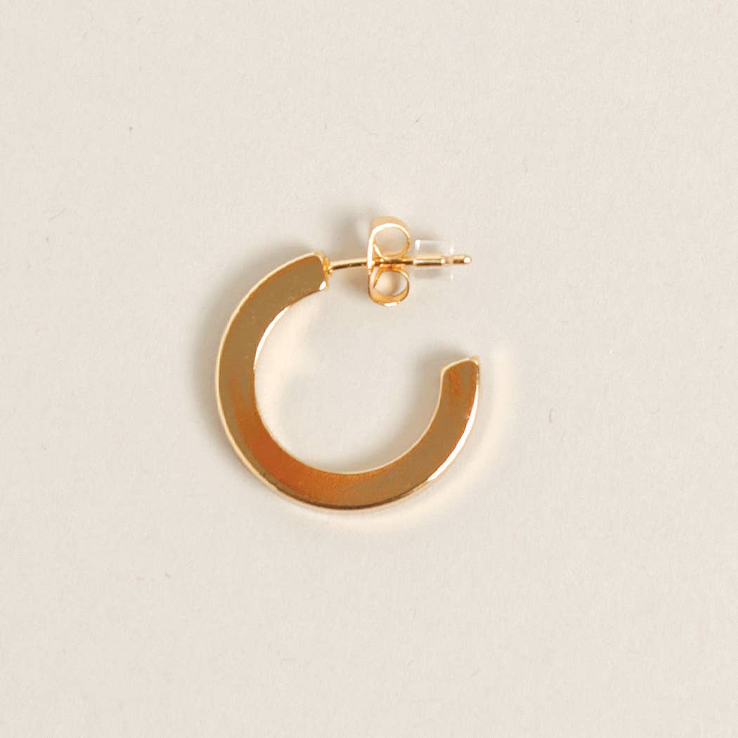 Small Post Hoop Earrings