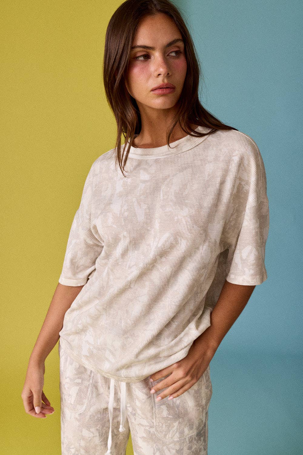 Camp Ribbed Loose Fit Shirt