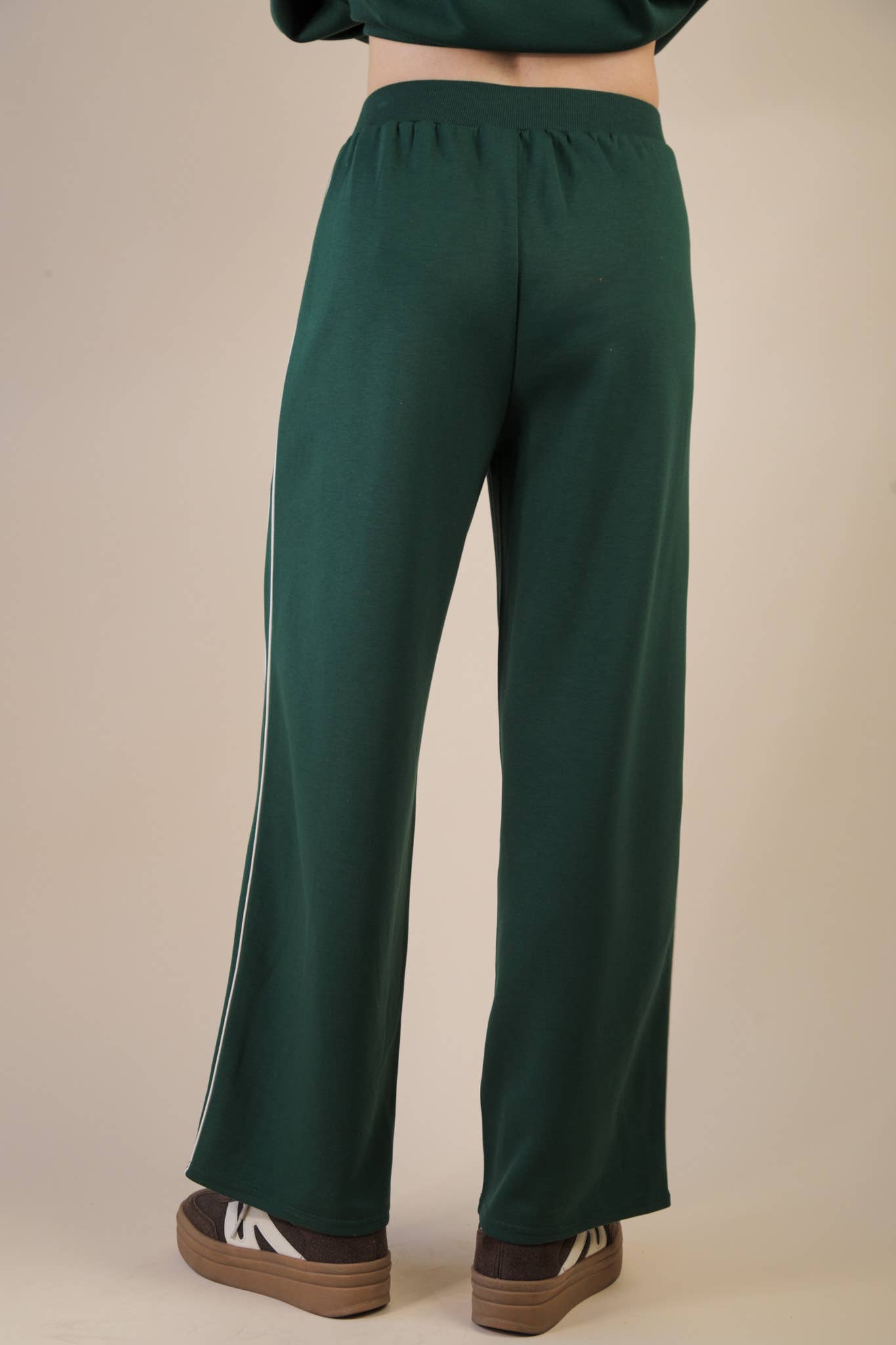 Wide Leg Knit Comfy Casual Sweat Pants