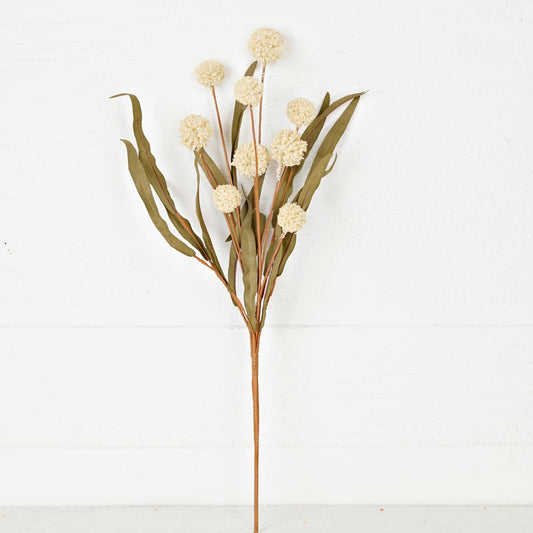 20in Spray-Cream-Country Thistle Berry with Leave
