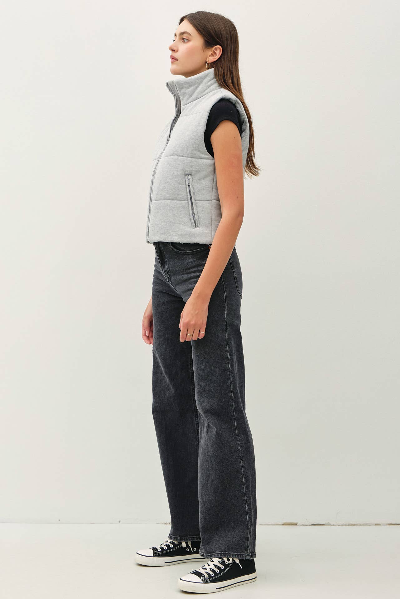 Puffer Vest With Zipper
