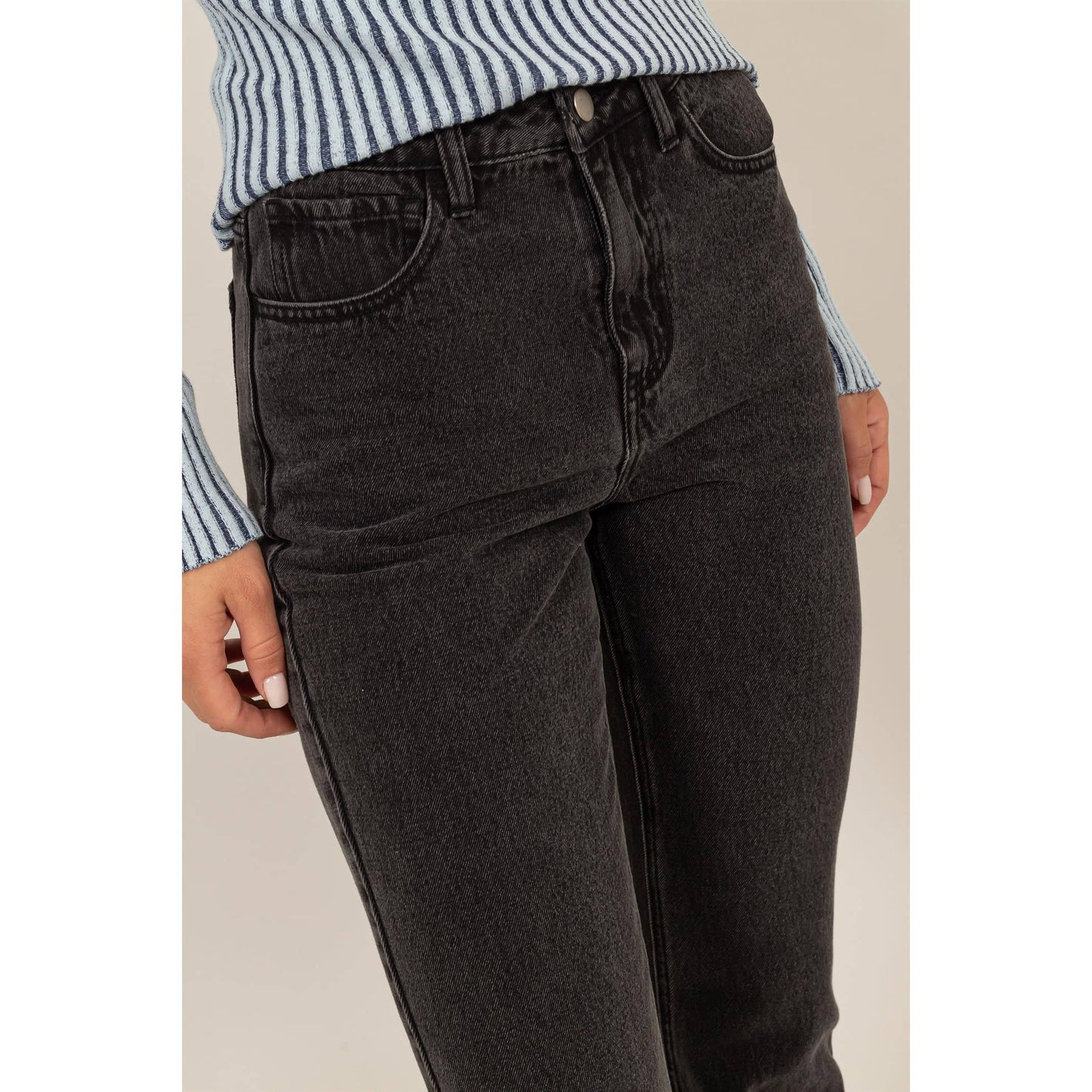 High-waisted Flared Jeans