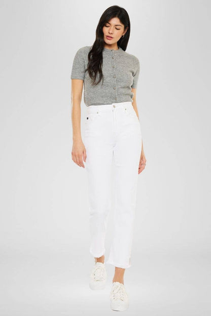 High Rise Slim Straight Jeans