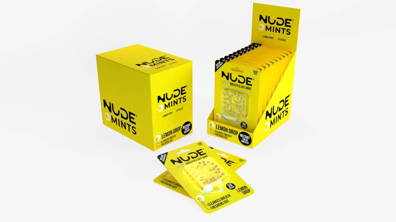 NUDE Mints, Breath + Gut Mints for Gut Health
