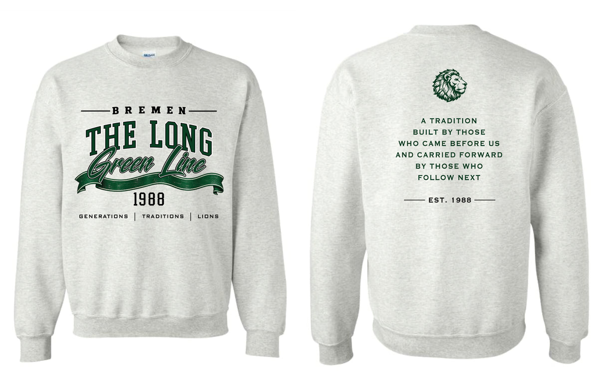 Long Green Line Crewneck OC x CS