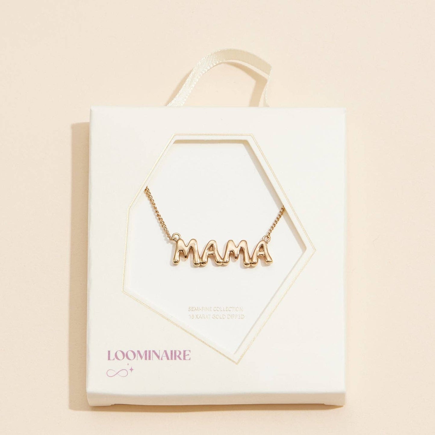 Bubble "MAMA" Necklace