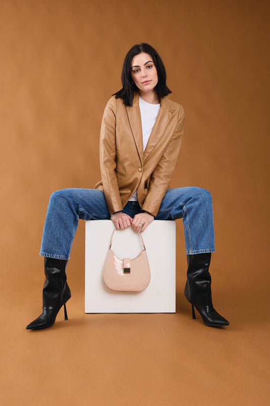 Malta Saddle/Crossbody Bag – Chain Strap Style