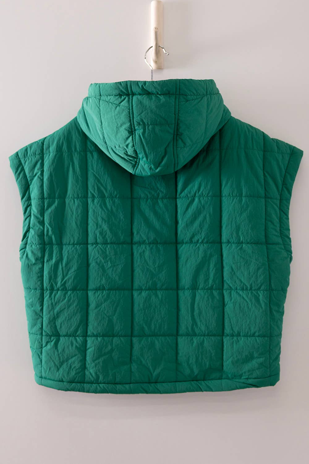 Quilted Hooded Puffer Vest