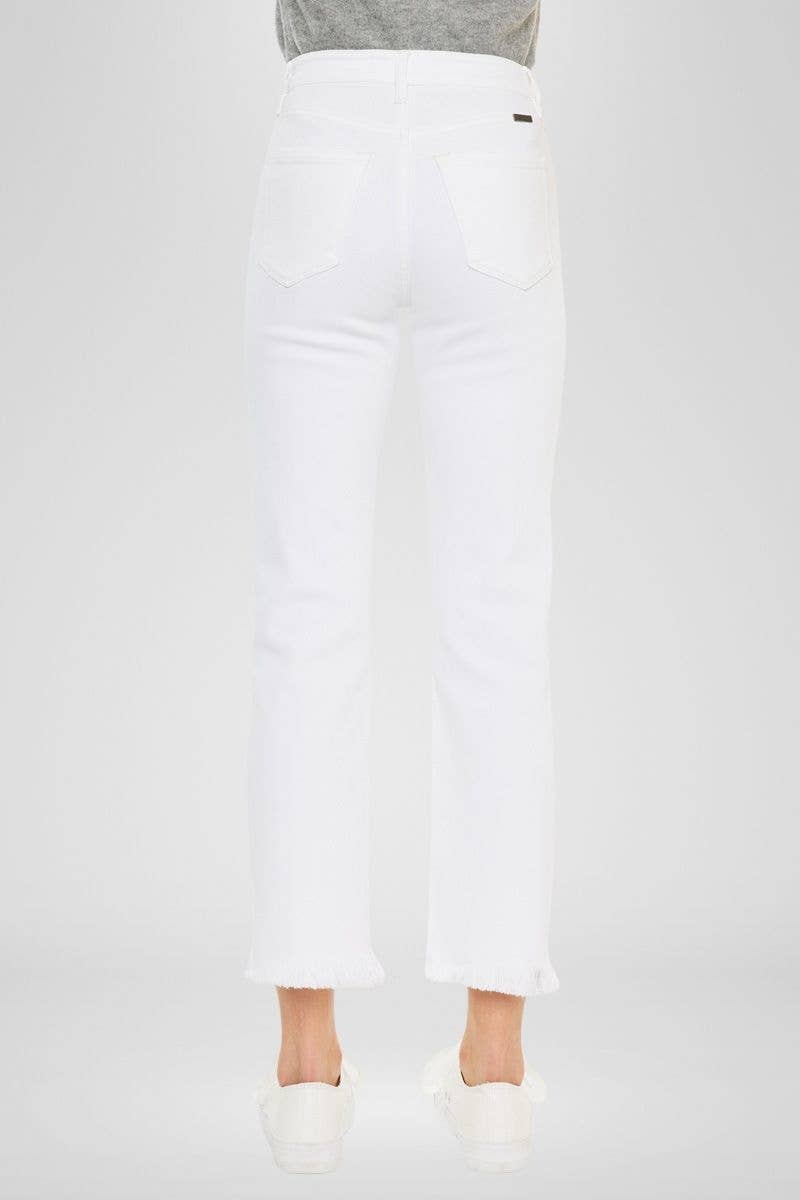 High Rise Slim Straight Jeans