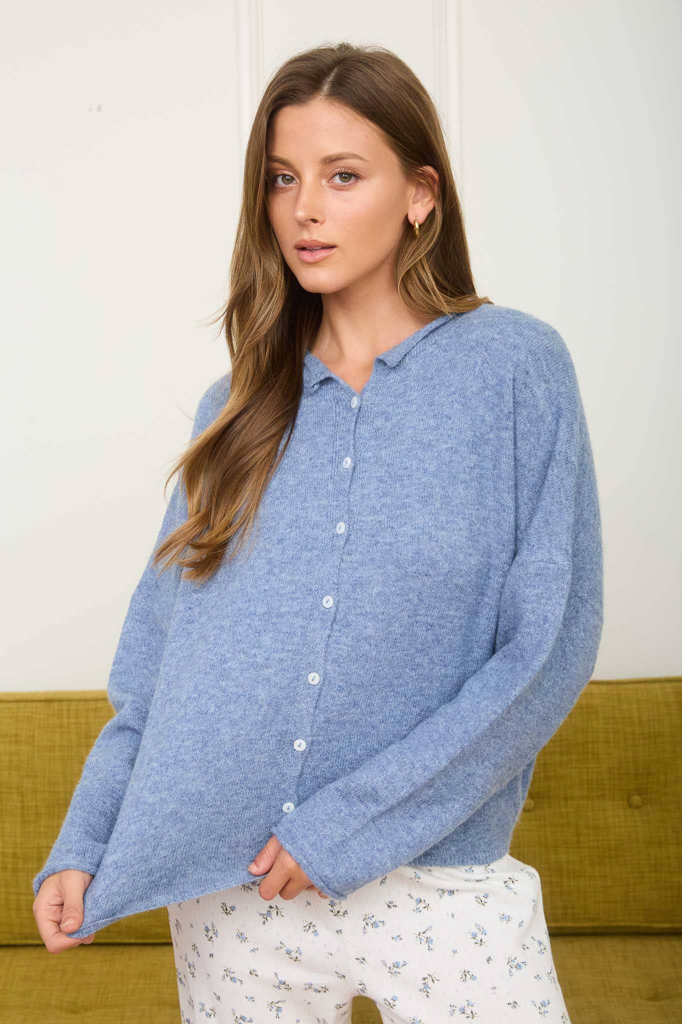 Lightweight  Button Down Knit Cardigan