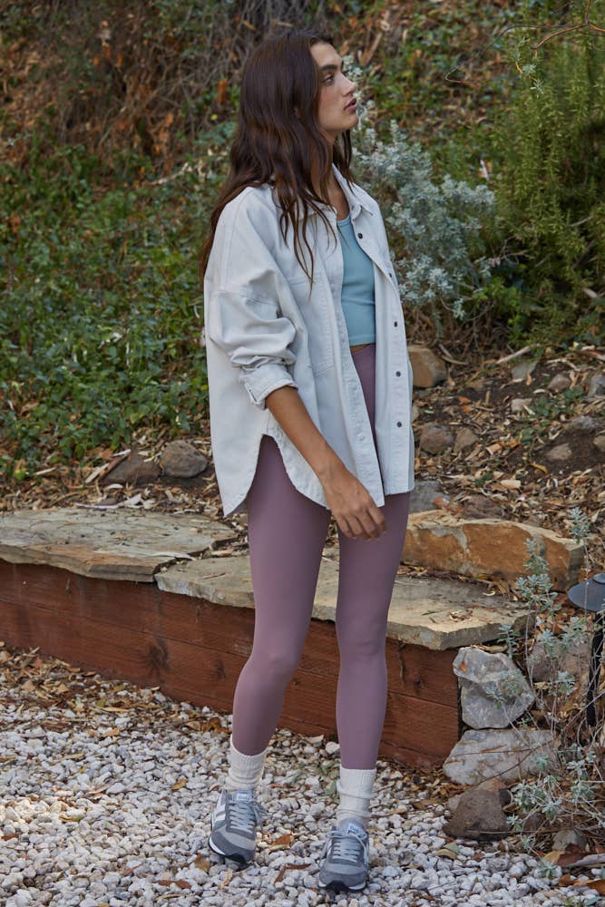 Denim Cotton Button Down Jacket