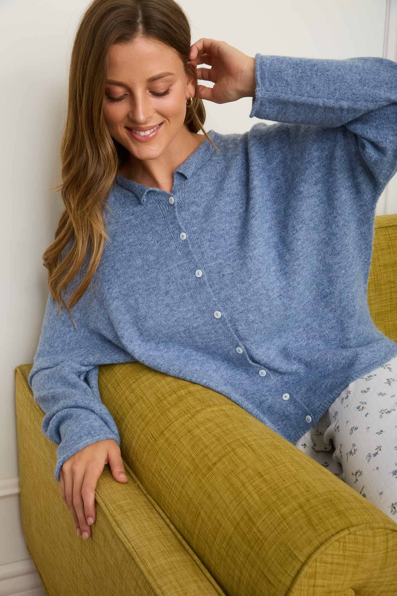 Lightweight  Button Down Knit Cardigan