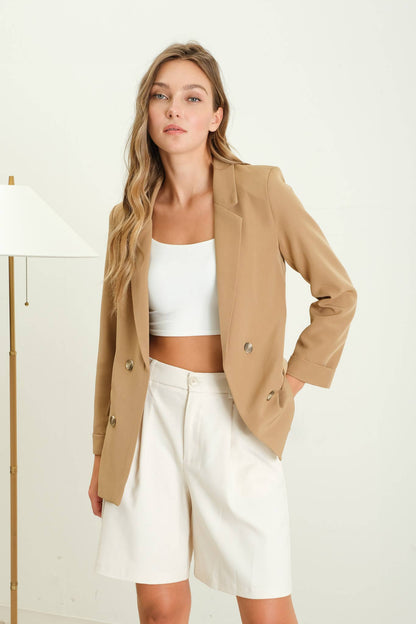 Brandi Folded Sleeve Blazer