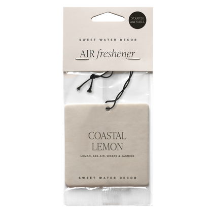 Coastal Lemon Hanging Air Freshener