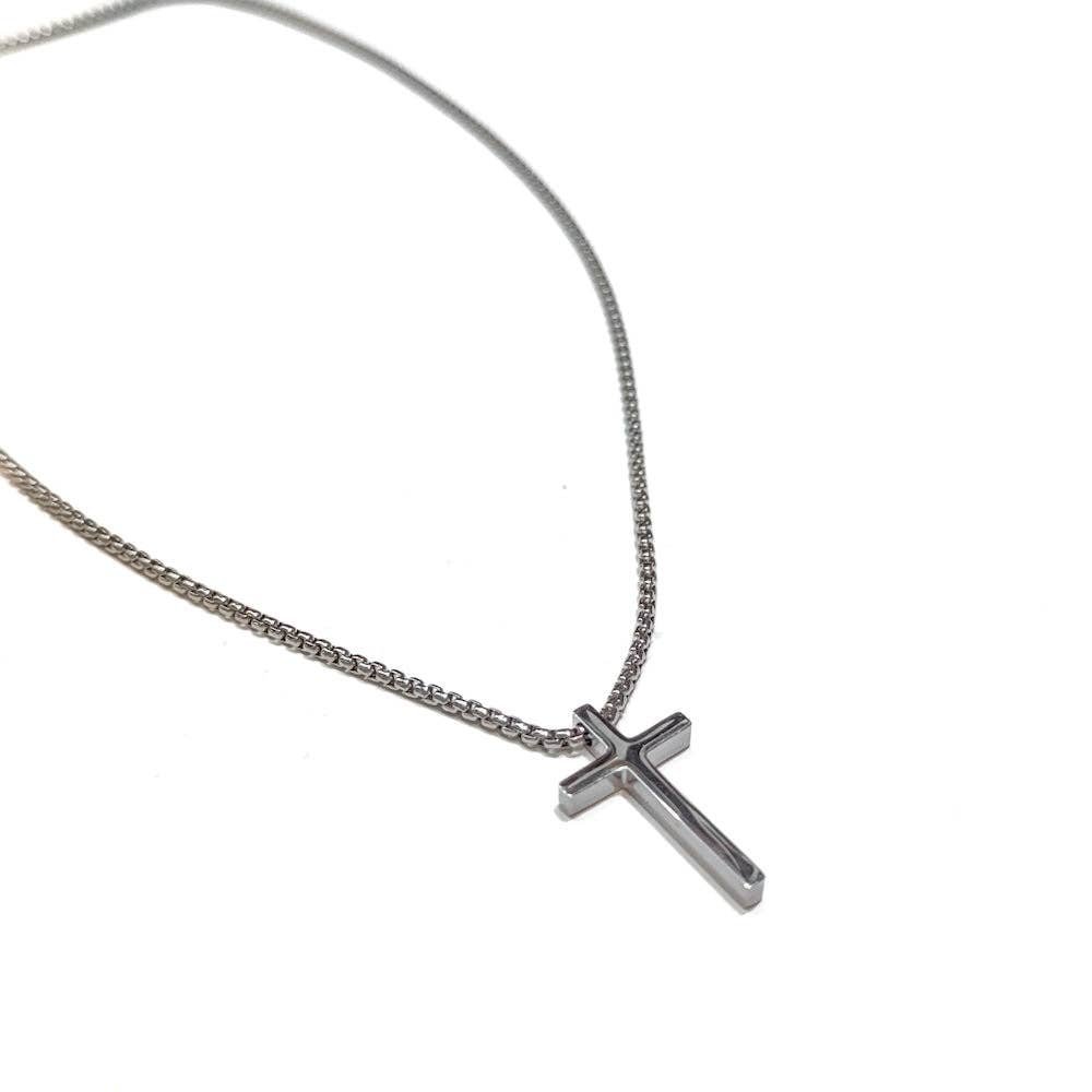 Gio L'uomo Mens Cross Necklace