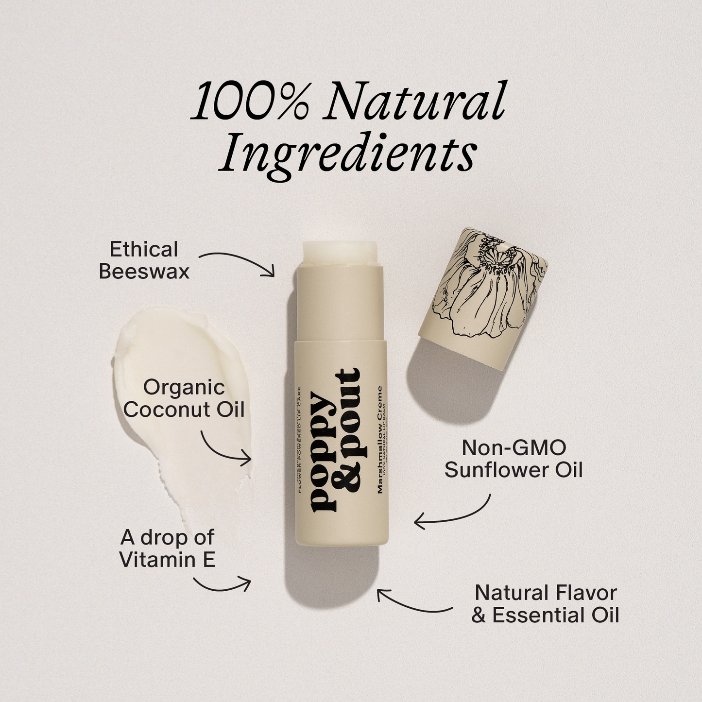 Poppy and Pout Lip Balm