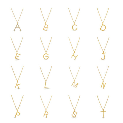 Delicate Initial Pendant - Assorted