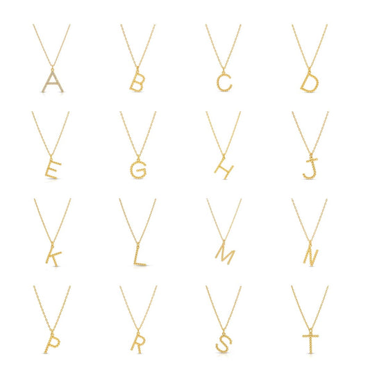 Delicate Initial Pendant - Assorted