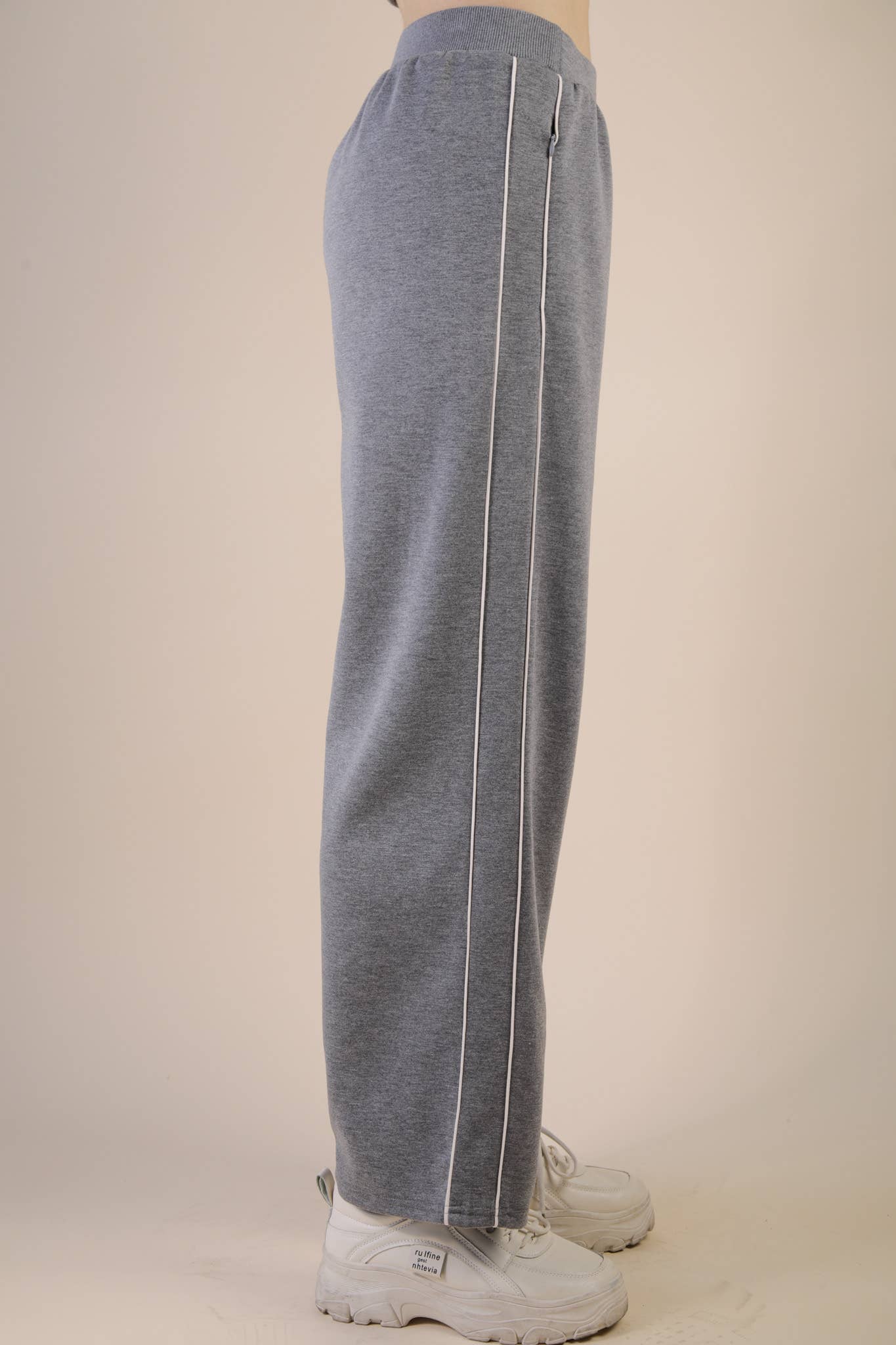 Wide Leg Knit Comfy Casual Sweat Pants
