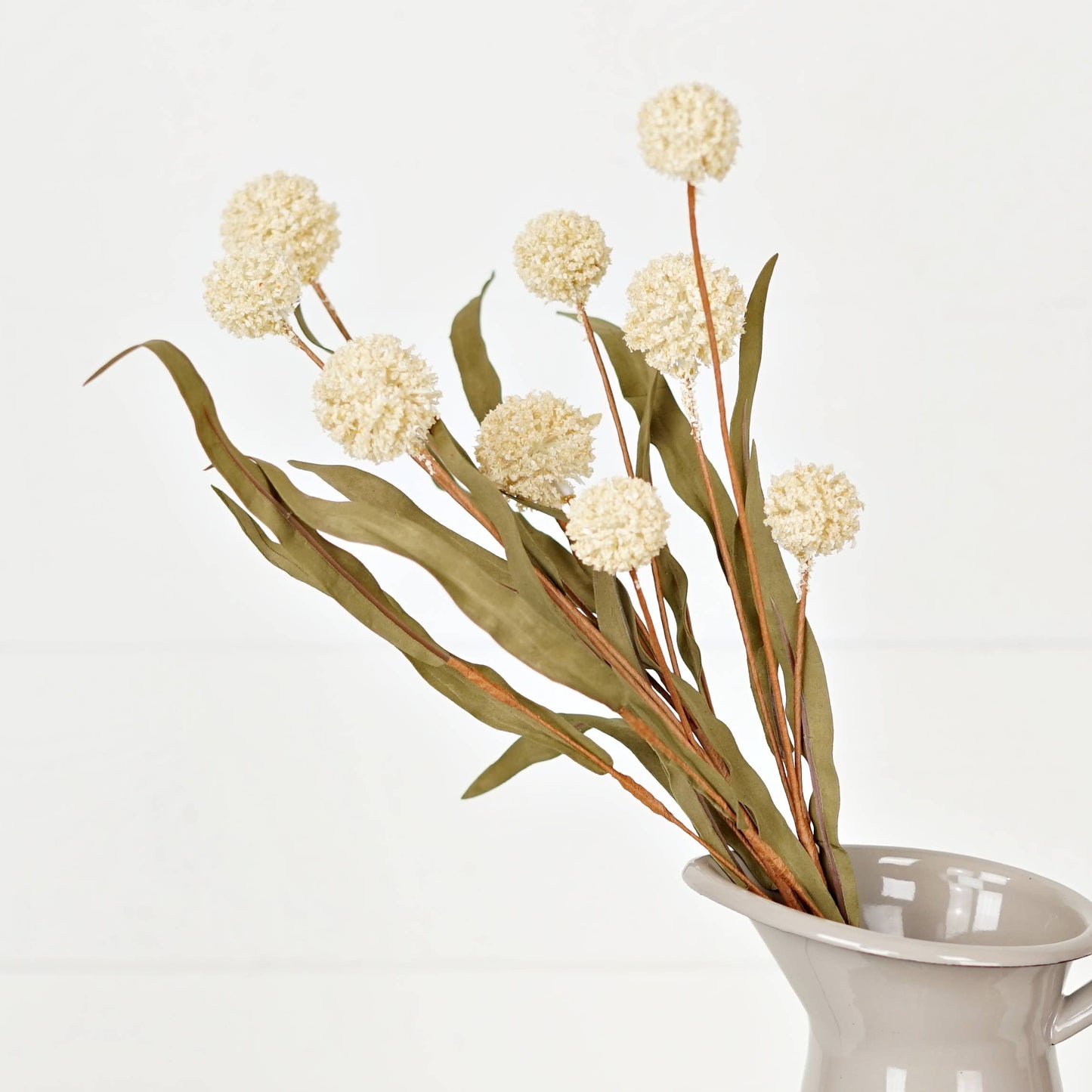 20in Spray-Cream-Country Thistle Berry with Leave