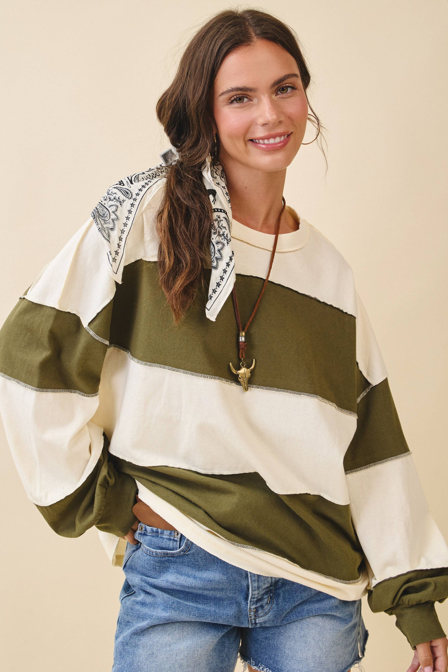 Long Sleeve Slouchy Top