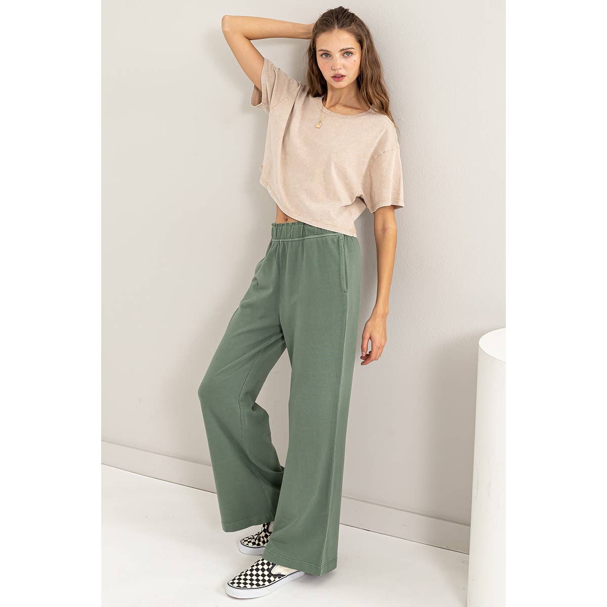 High Waist Flare Pants
