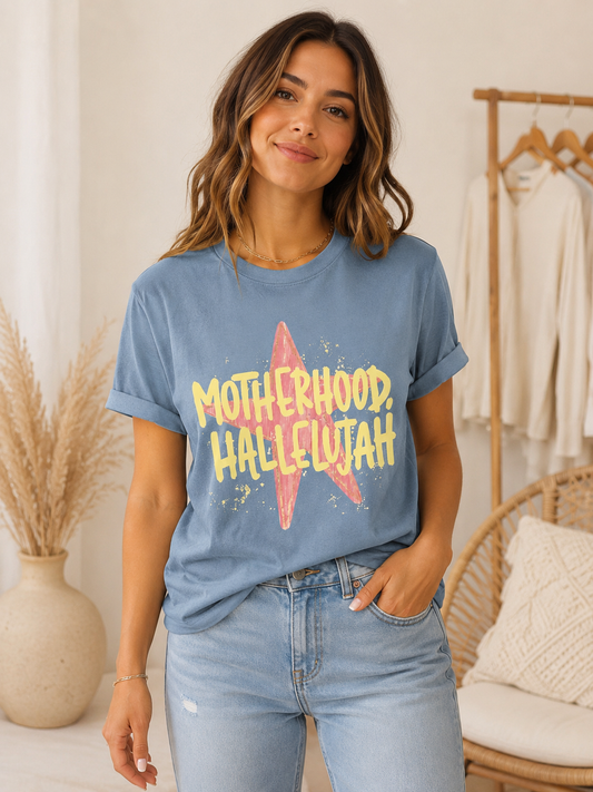 Motherhood Hallelujah Tee
