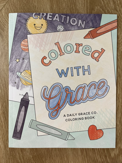 Colored with Grace Coloring Book