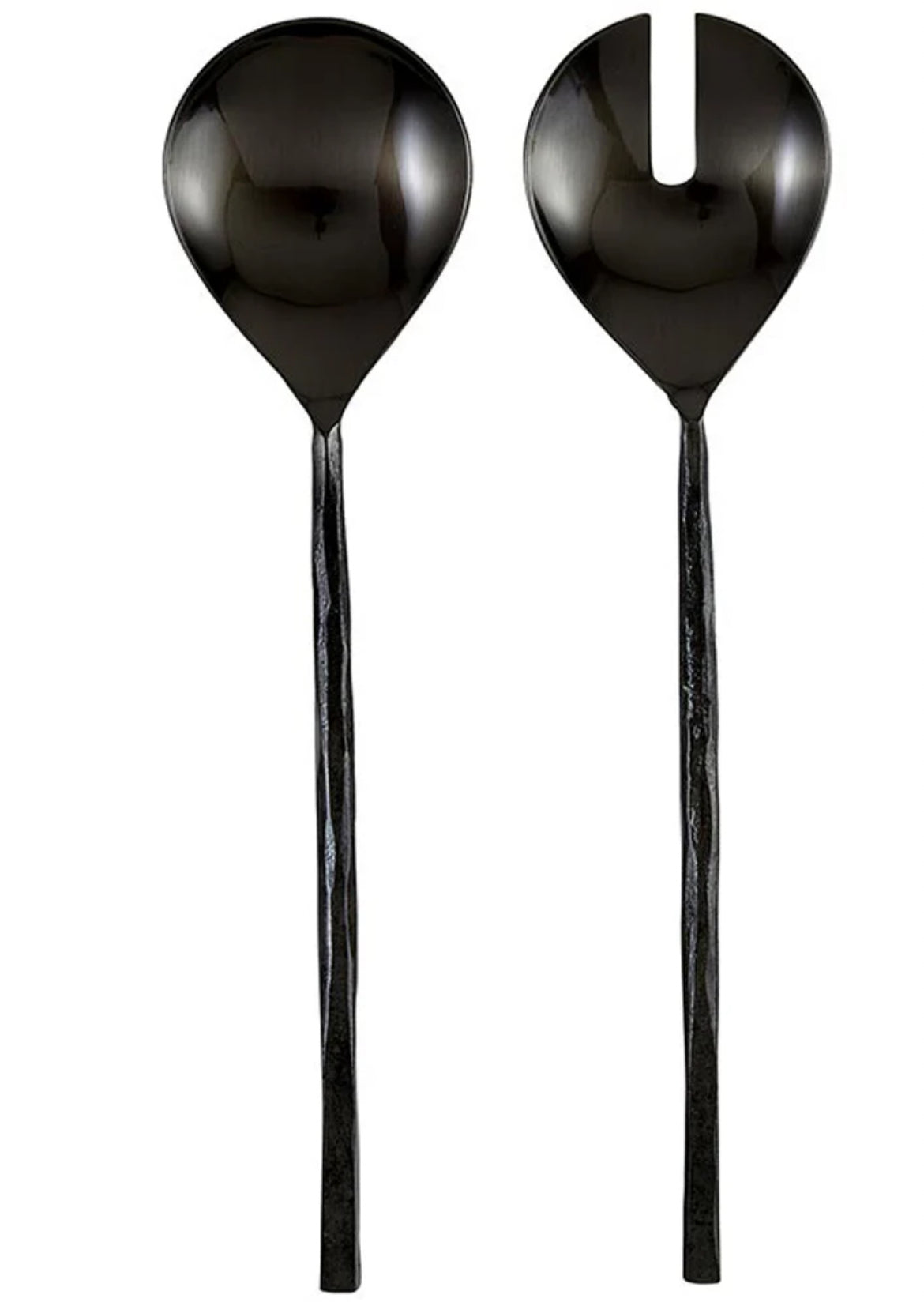 Matte Black Salad Set