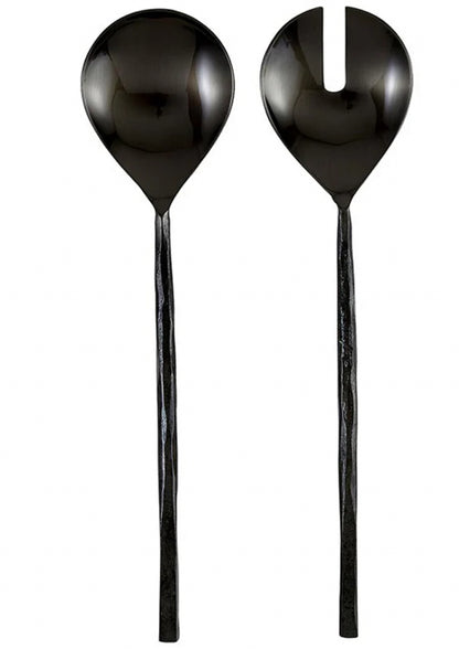 Matte Black Salad Set