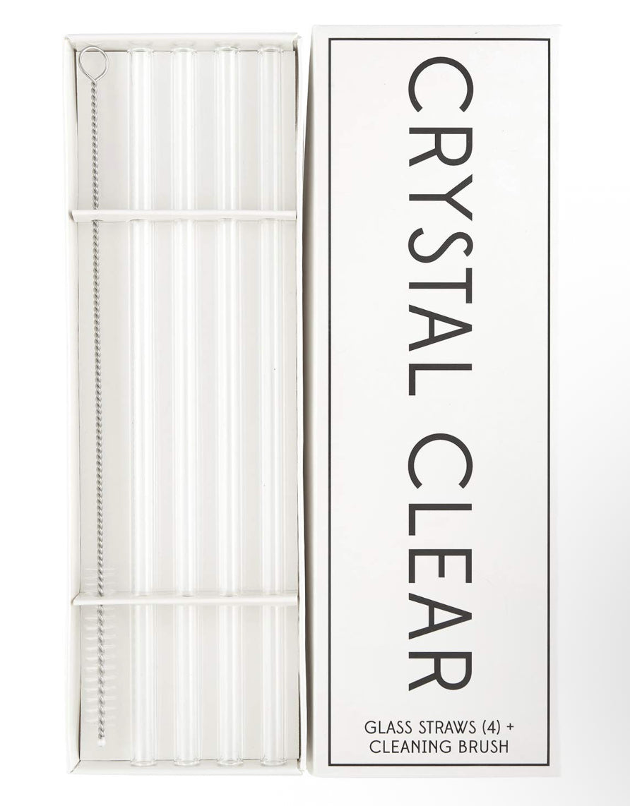 Crystal Clear Straw Set