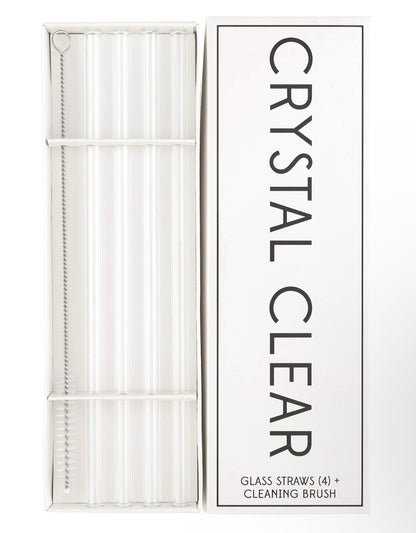 Crystal Clear Straw Set