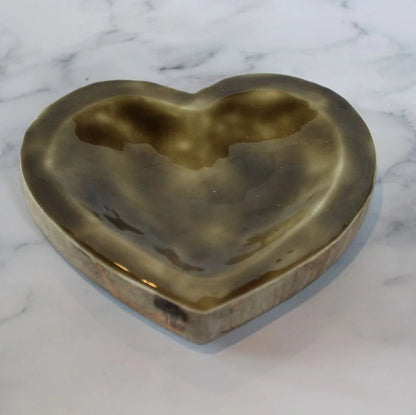 Green Heart Trinket Tray