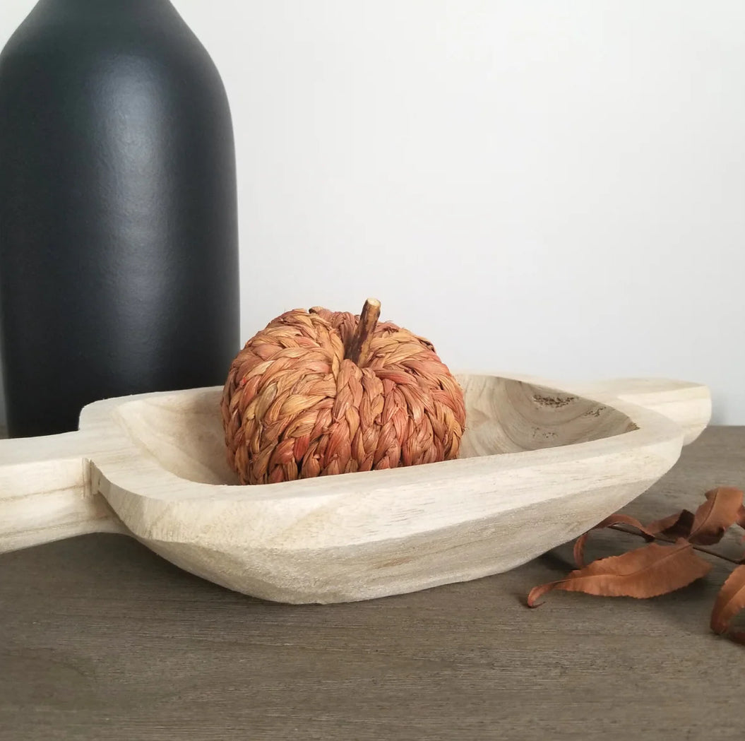 Paulownia Double Handle Bowl