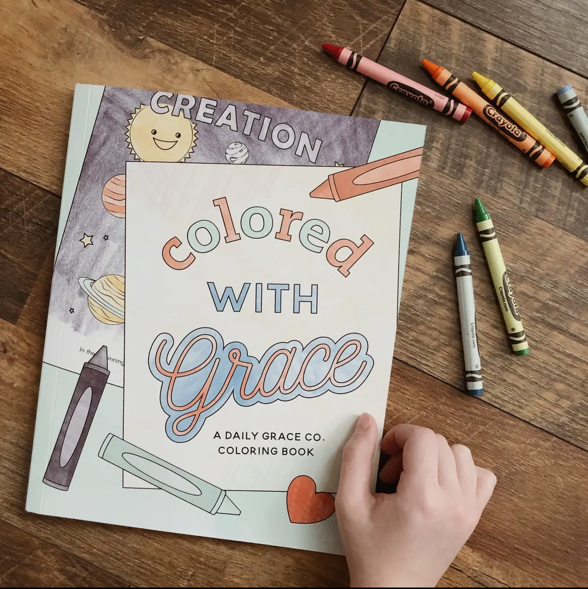 Colored with Grace Coloring Book