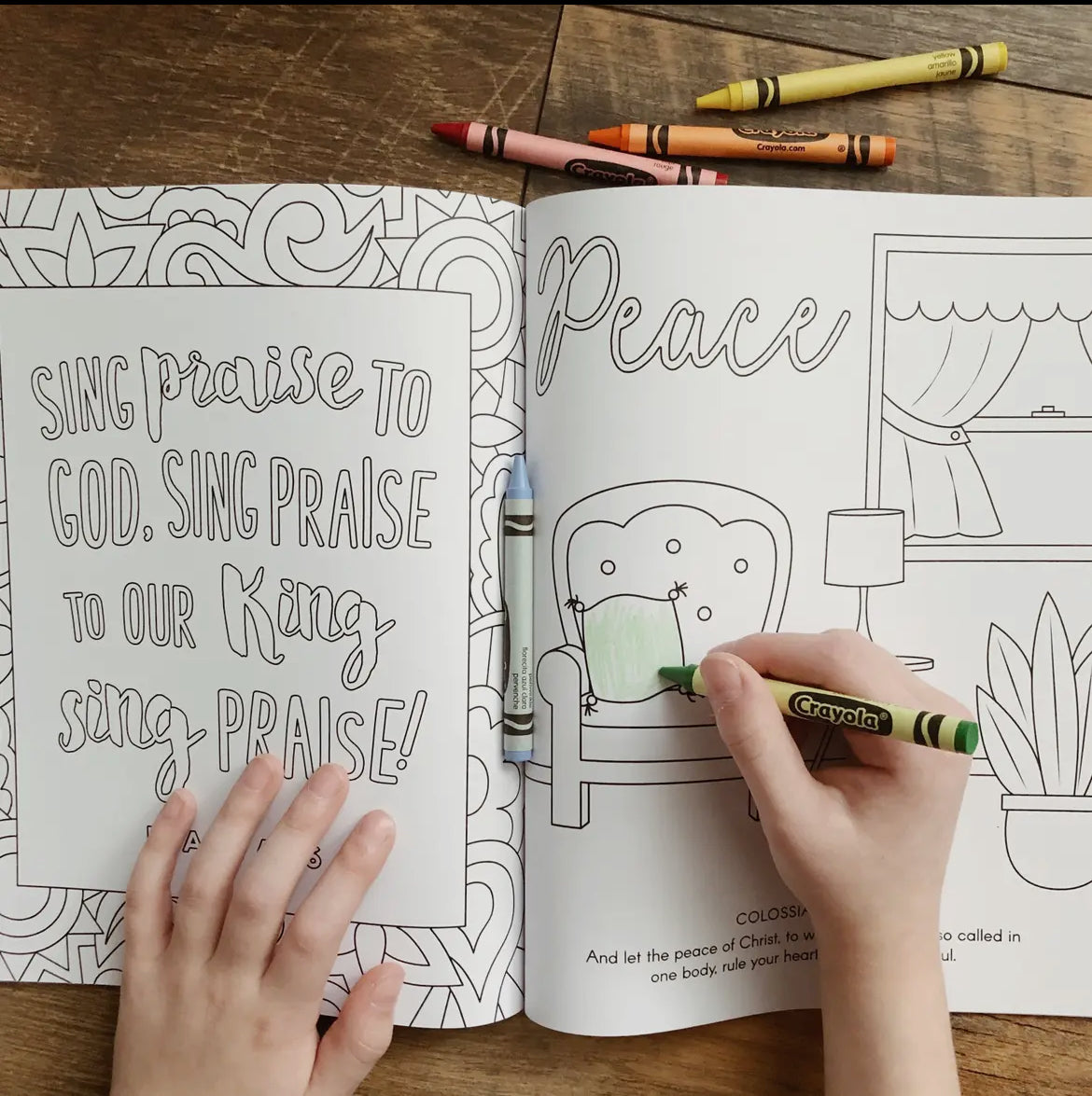 Colored with Grace Coloring Book